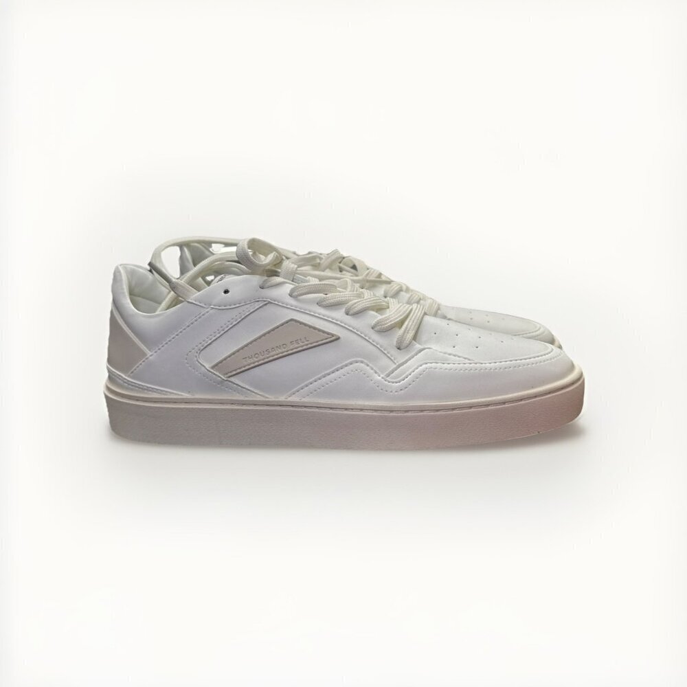 Thousand Fell Men's Court Low Top Sneaker White Size 8 Shoes